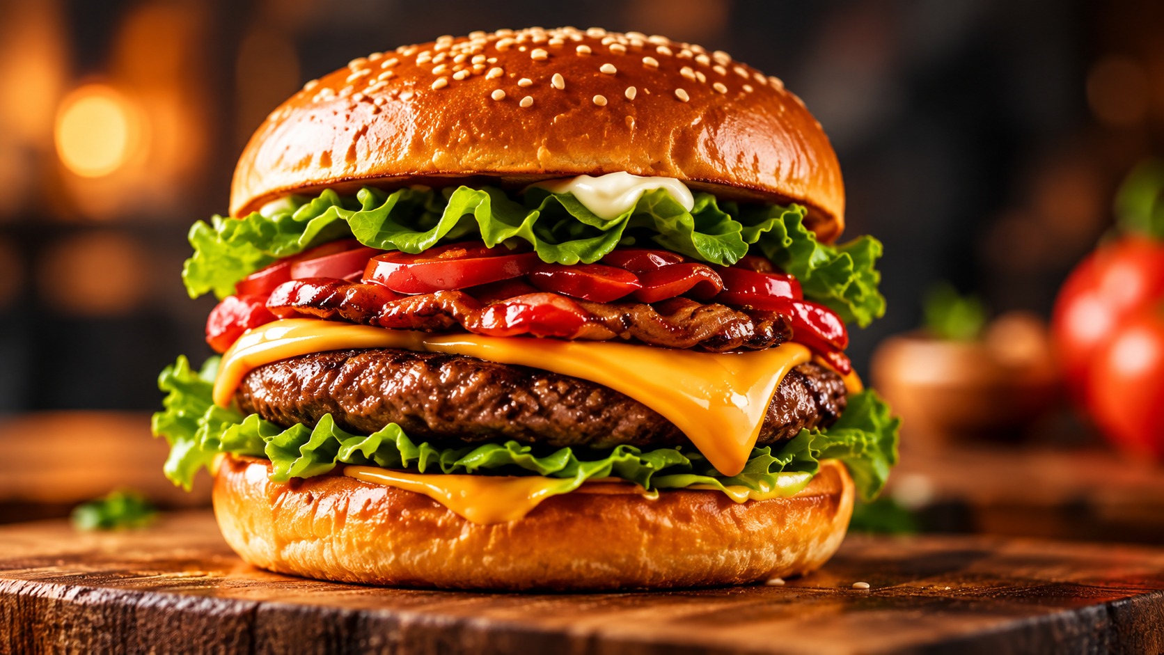 Restaurant-Demobild: burger